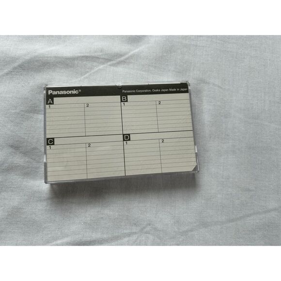 Panasonic MC 90 Microcassette Tapes, Set of Four in Case - Picture 2 of 4